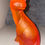 Thumbnail: Bright Orange Cat Figurine