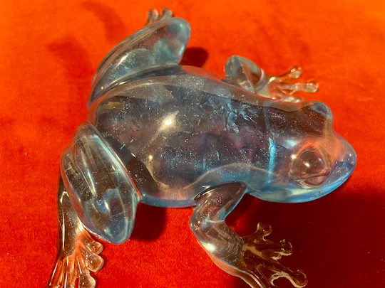 Thumbnail: Decorative Frog - Translucent Light Blue