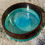 Thumbnail: Bronze and Aque Cat food Bowl