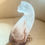Thumbnail: White and Bronze Frosted Resin Cat Figurine