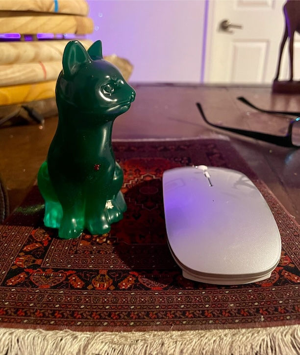 Thumbnail: cat green