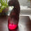 Thumbnail: Clear and red glass resin cat decoration