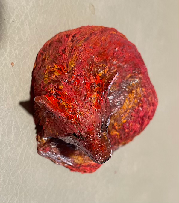 Thumbnail: decoration red fox figurine