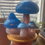 Thumbnail: blue mushroom decorations