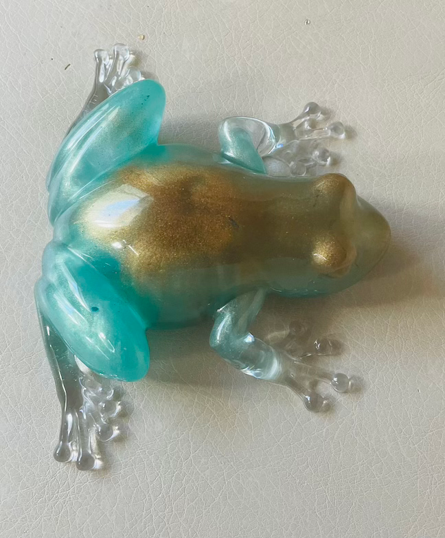Thumbnail: Frogs - Turquoise and Gold