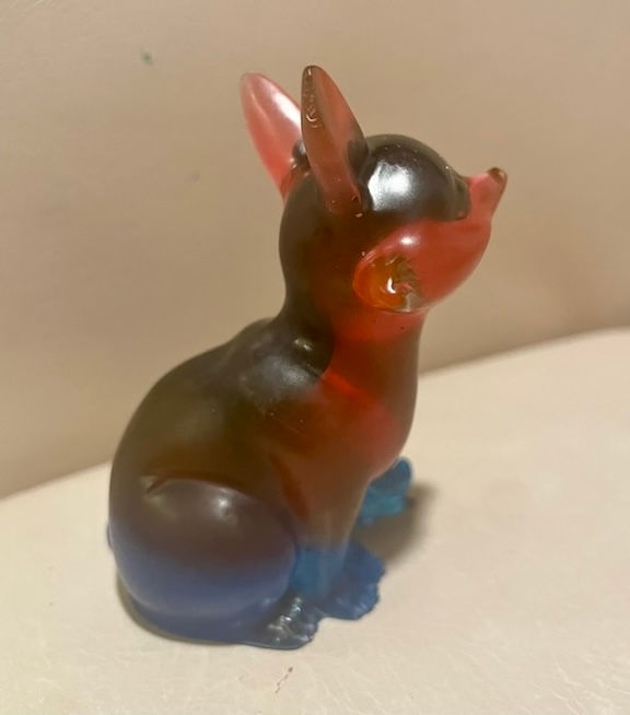 glass fox blue red