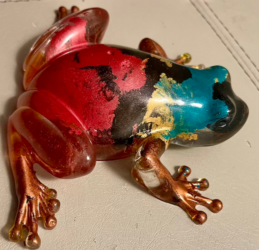 Thumbnail: Decorative Resin Frog - Multi-Colors