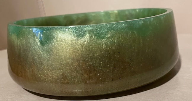 Thumbnail: Green Pet Food and Water Bowl