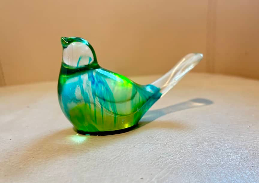 glass dove