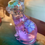 Thumbnail: purple glass cat