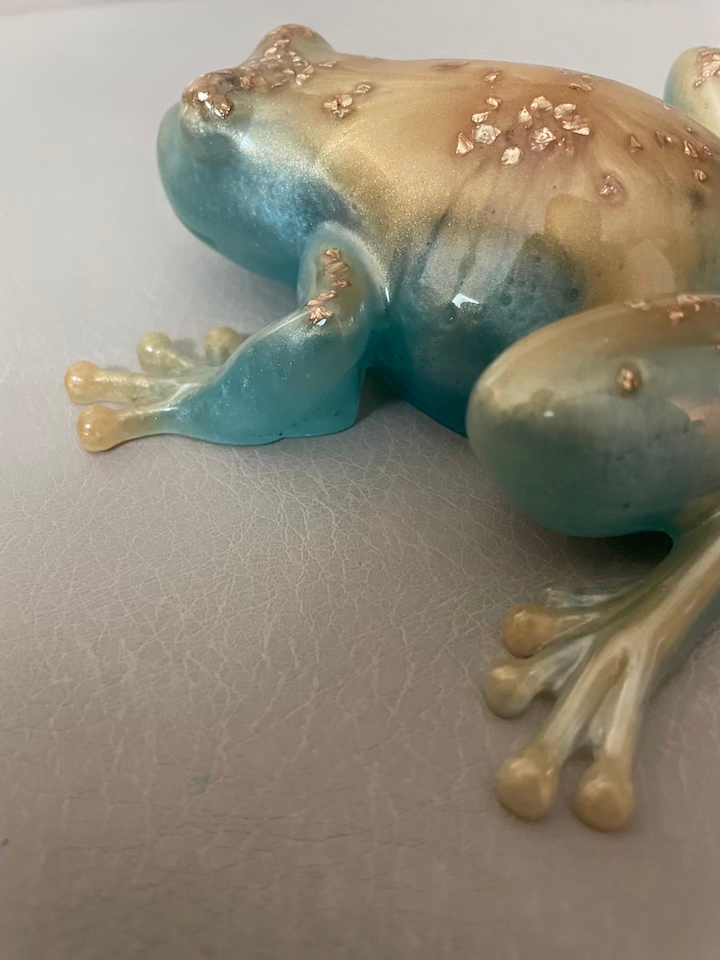 Thumbnail: Frogs - Turquoise and Gold