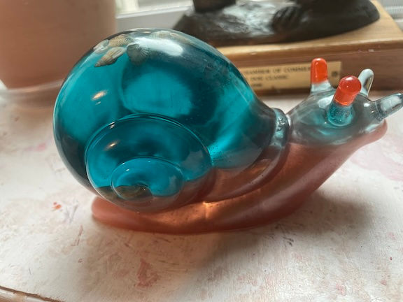 glass snail