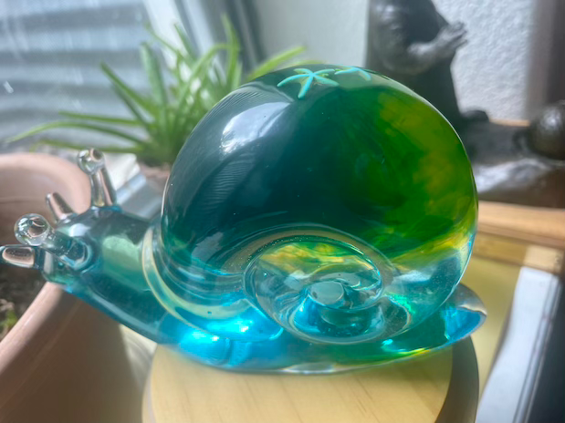 glass snail