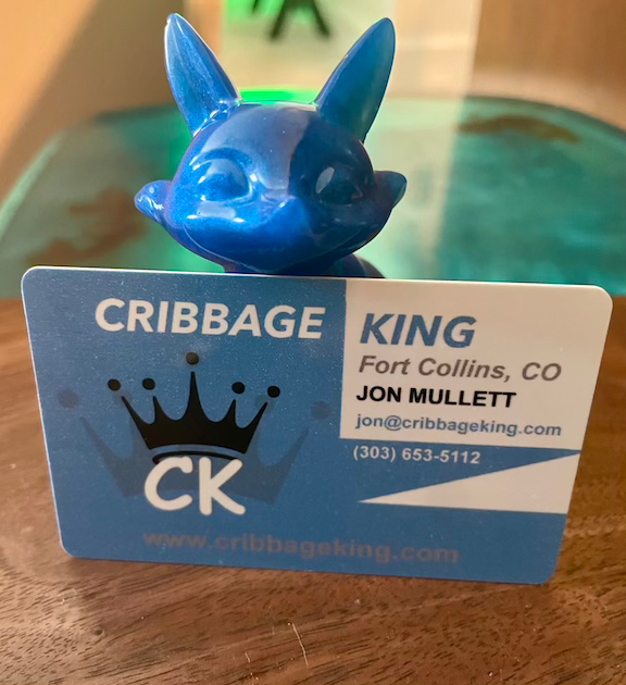 Thumbnail: fox figurine blue