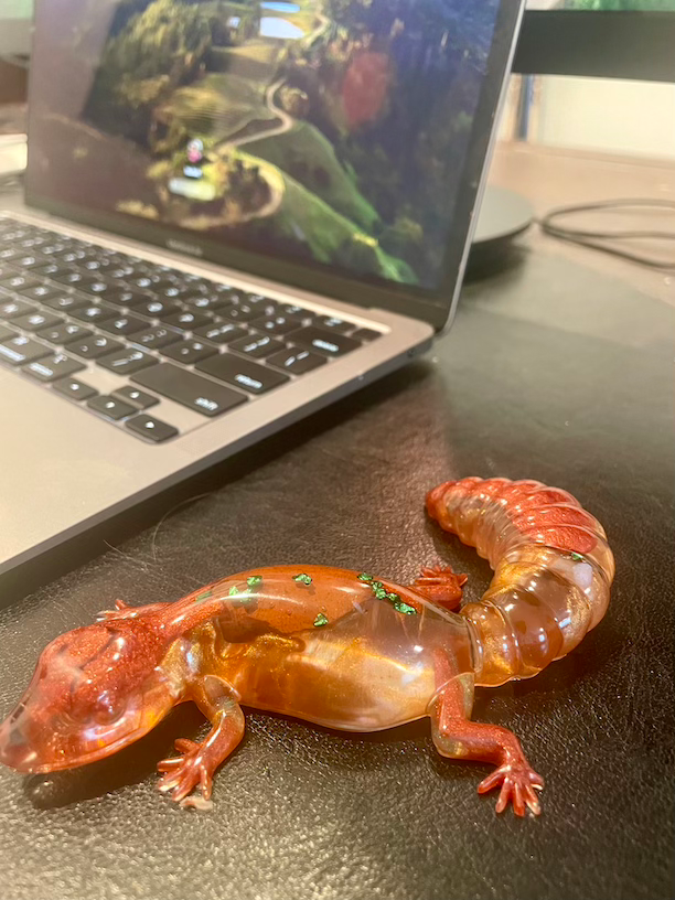 Thumbnail: Lizard - Dark Red and Copper