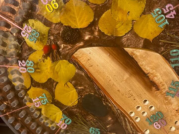 custom resin cribbage boards