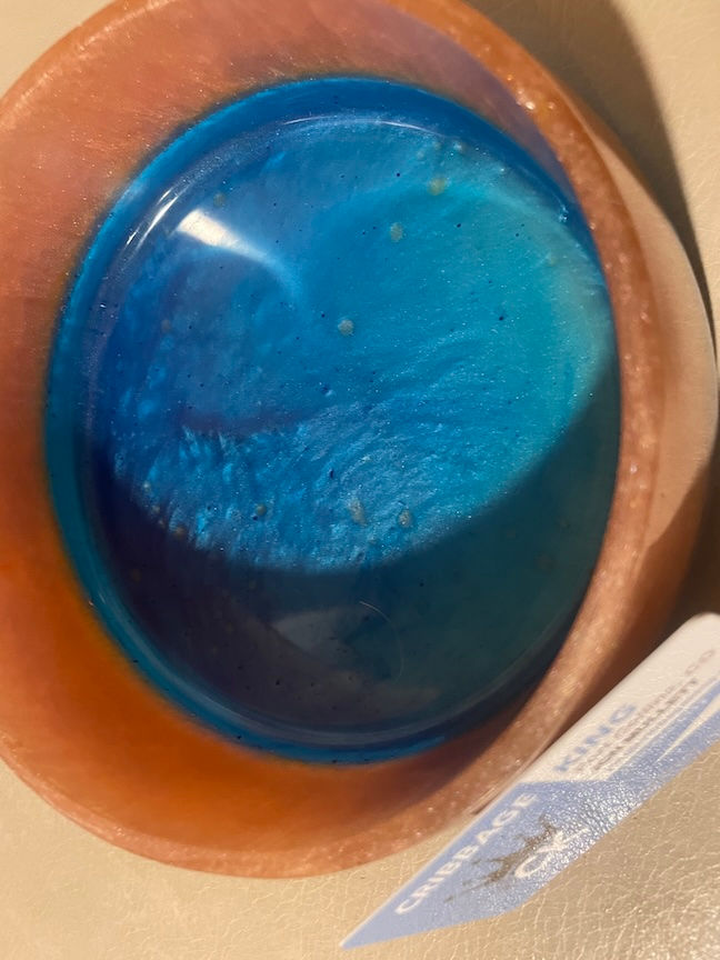 Thumbnail: Blue and Melon Pet Food Bowl