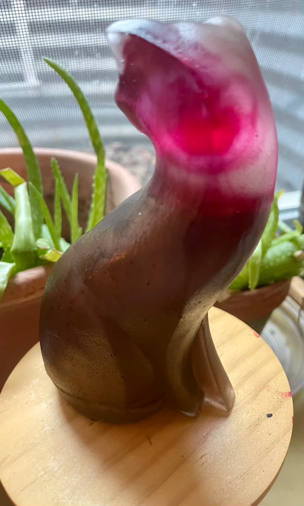 Thumbnail: glass cat decoration