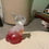 Thumbnail: cleaar glass fox decor
