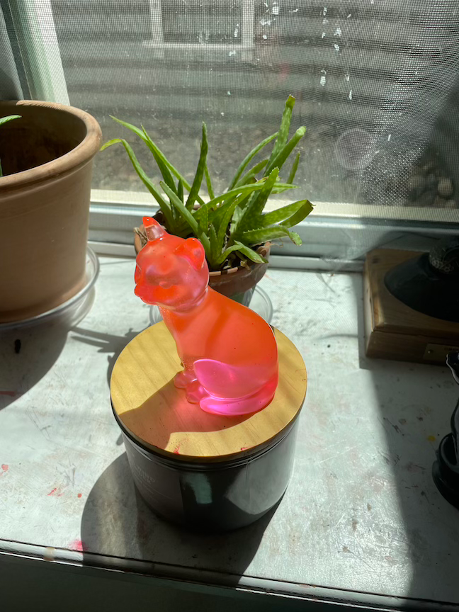 Thumbnail: cat decoration glass