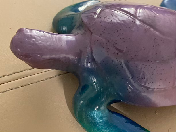 sea turtle glass resin