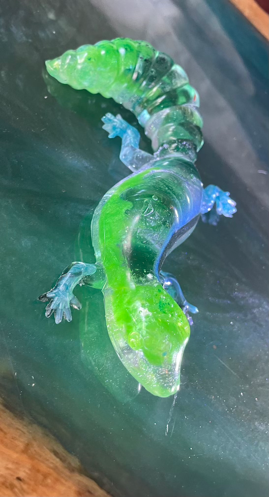 Thumbnail: decoration lizard green