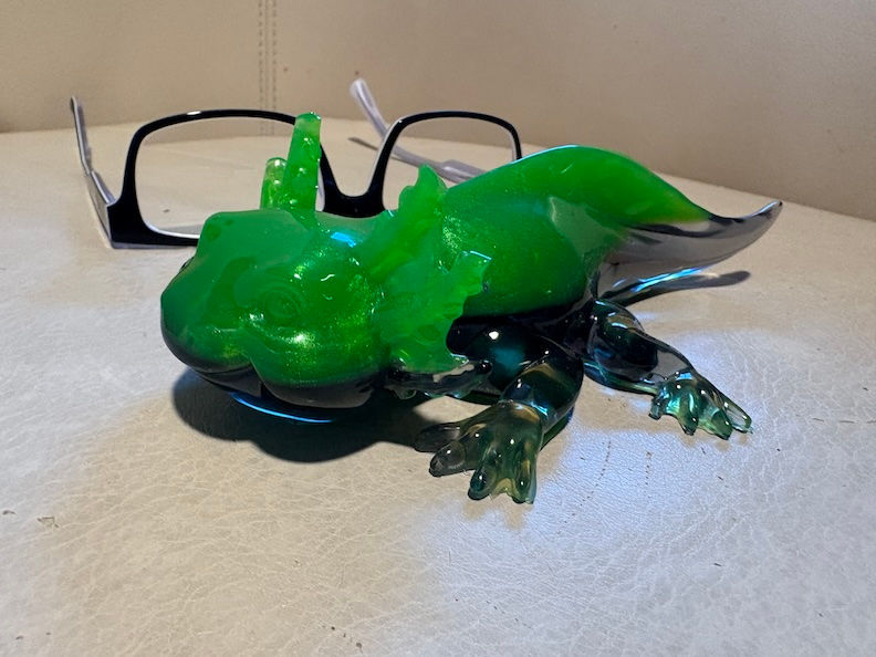 Thumbnail: axolotl figurine glass