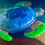 Thumbnail: Blue, Green and Gold Resin Turtle Decoration