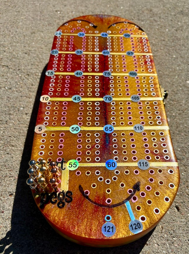 Thumbnail: hand crafted cribbage boards