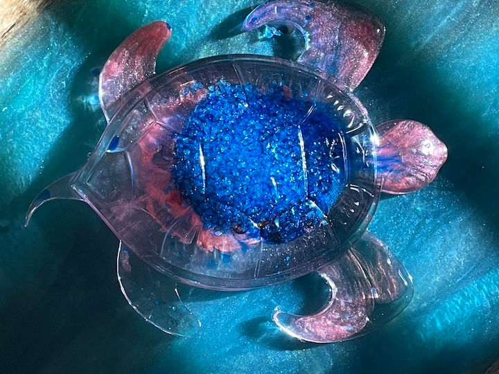 Thumbnail: Turtles - Clear, Blue and Pink Blend