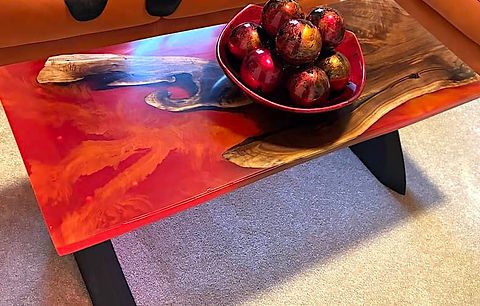 Resin River Lava Coffee Tables