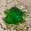 Thumbnail: Green clear glass resin soap tray