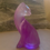 Thumbnail: Purple glass resin cat statue