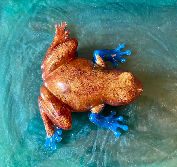 Thumbnail: Copper and Brown Decorative Frog