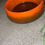Thumbnail: Orange and bronze pet bowl