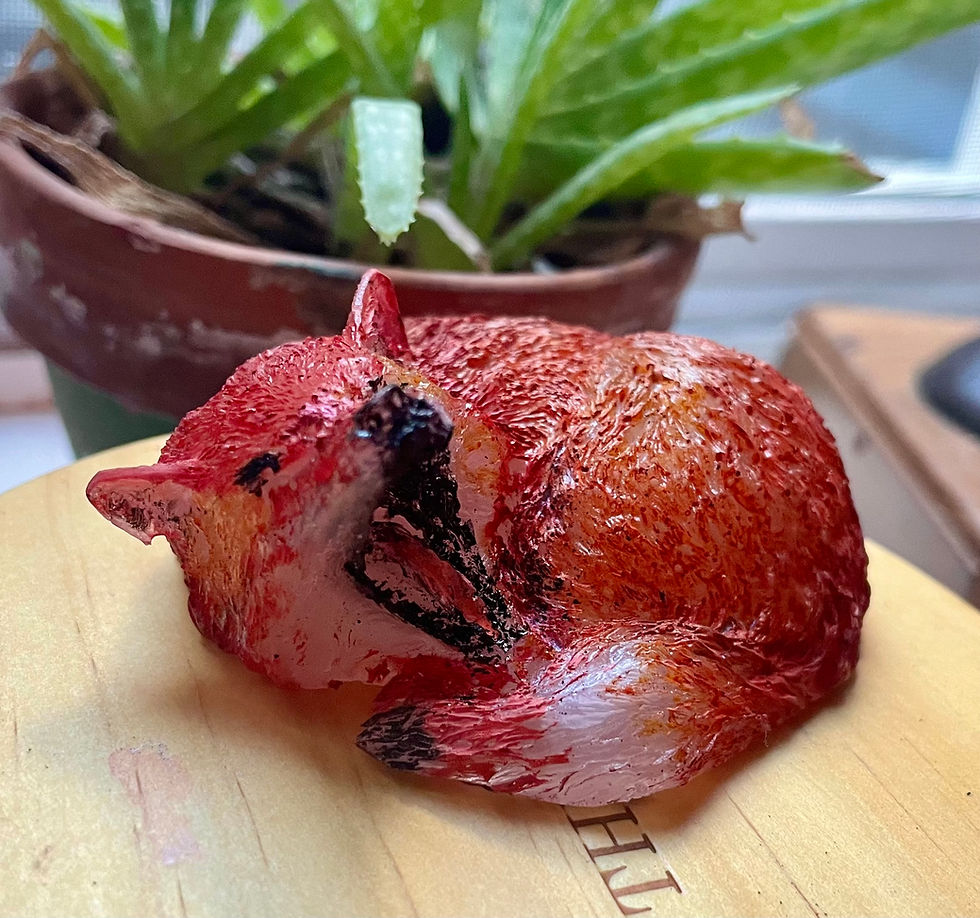 Thumbnail: fox figurine art statue