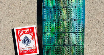 cribbage boards resin custom