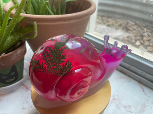 large snail decoration for home