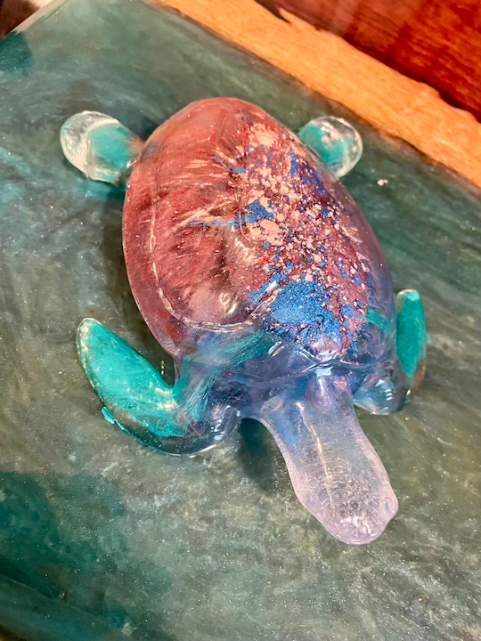 Thumbnail: Turtle Decorations - Teeal, Blue, Copper