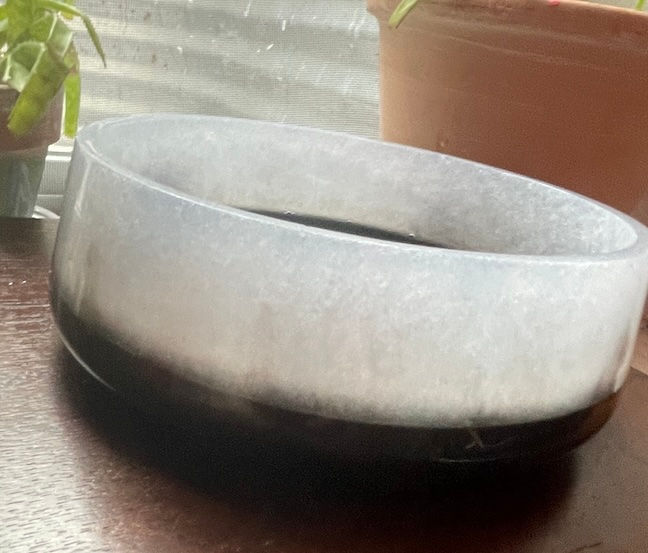 Thumbnail: White and Black Pet Food Bowl