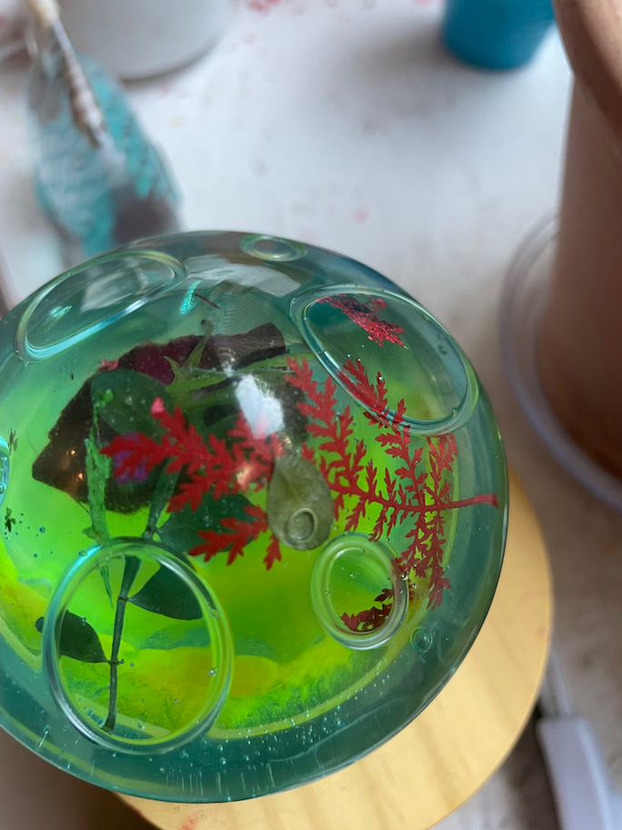 Thumbnail: glass resin mushroom