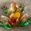 Thumbnail: Clear Resin Frog with Polished Stones in the Mould