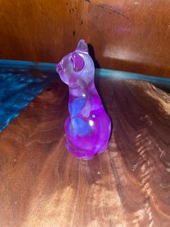 Thumbnail: purple cat decoration