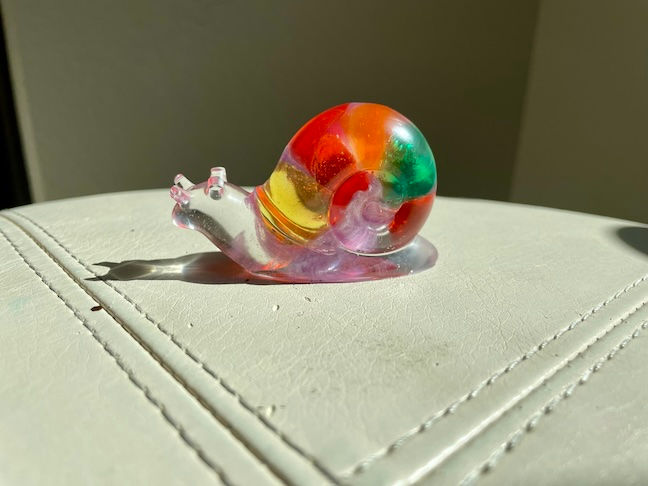 Decorative Colorful Snail