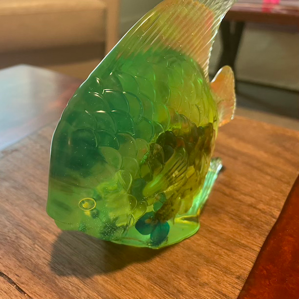 Thumbnail: green fish decoration