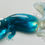 Thumbnail: Blue and White Resin Lizard