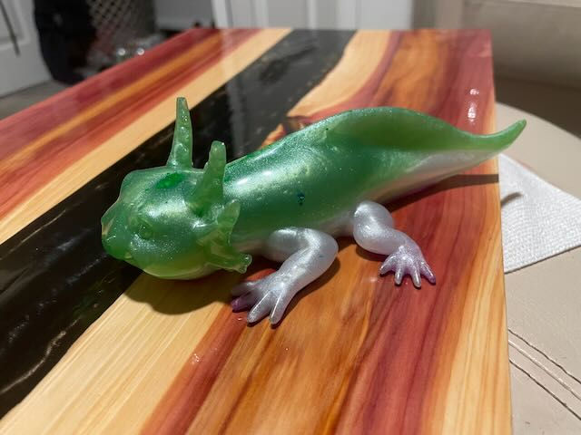 green axolotl