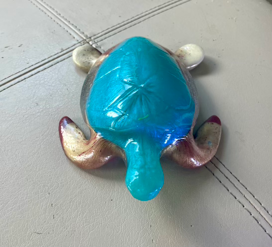 ocean blue sea turtle