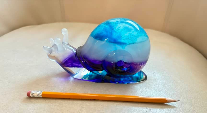 Thumbnail: glass resin snail