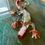 Thumbnail: Clear Resin Lizard with Stones and Dye